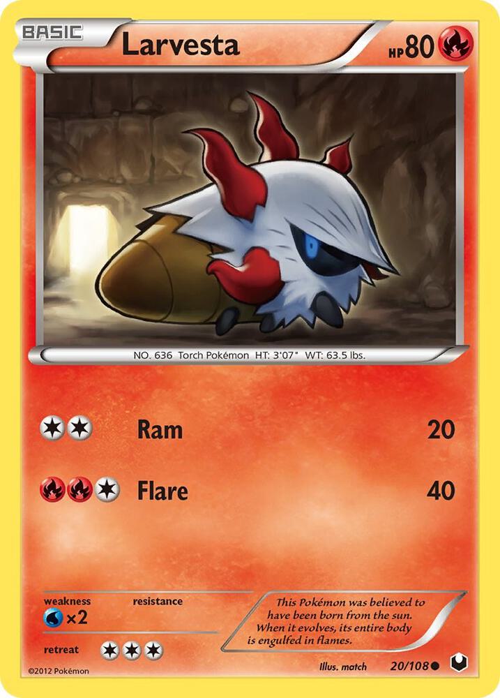 Larvesta (20) card image