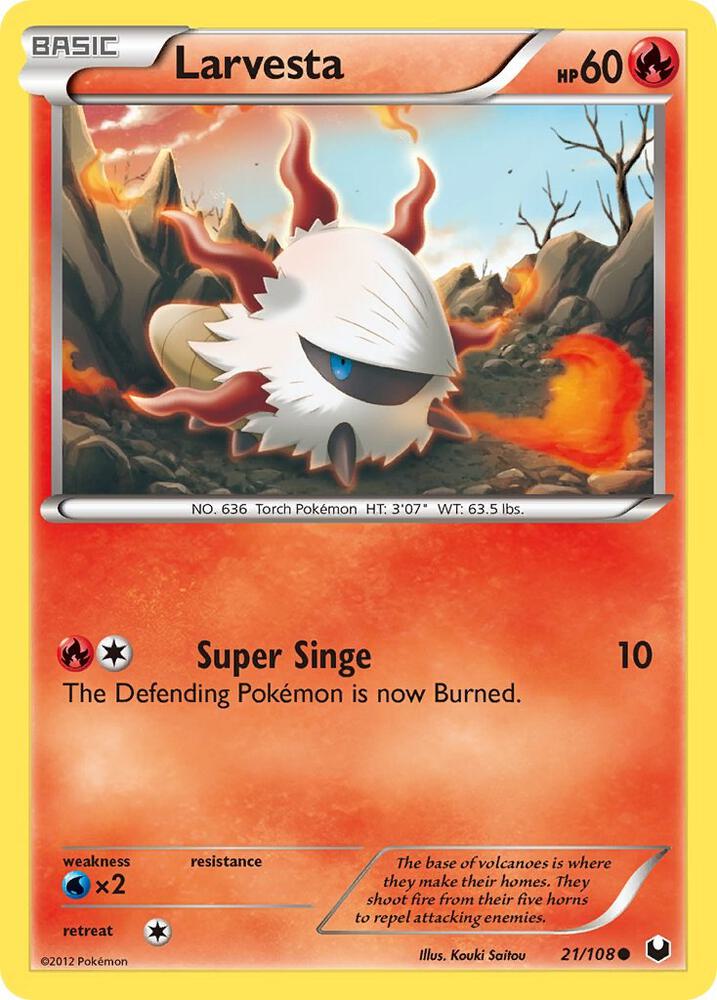 Larvesta (21) card image