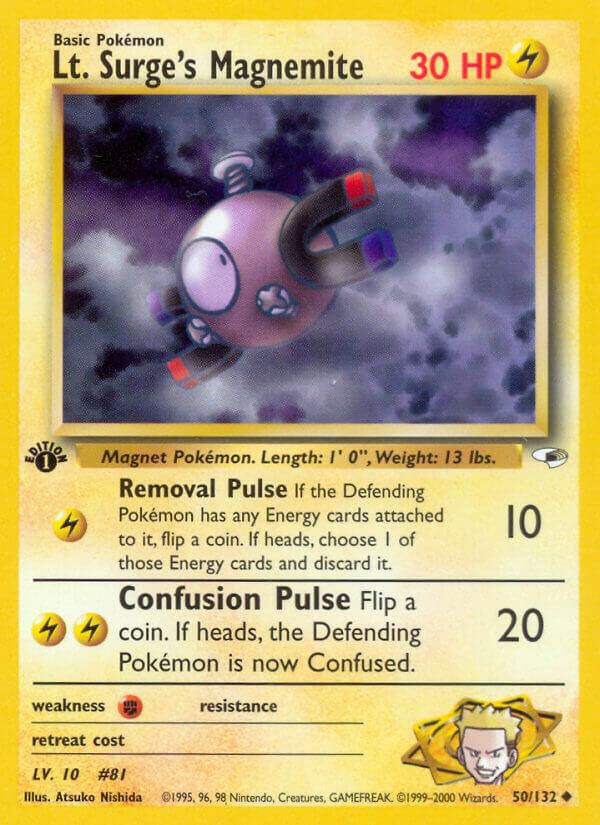 Lt. Surge's Magnemite (50) card image