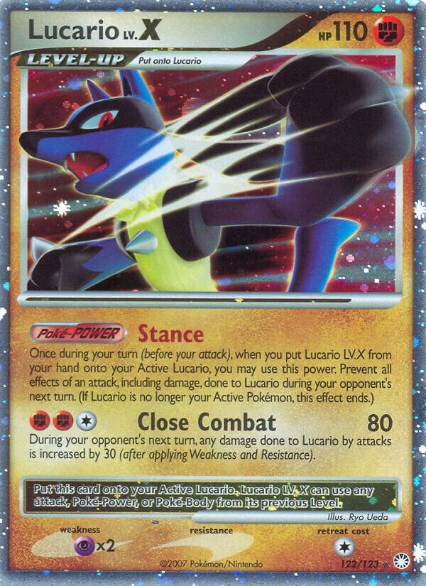 Lucario LV.X card image