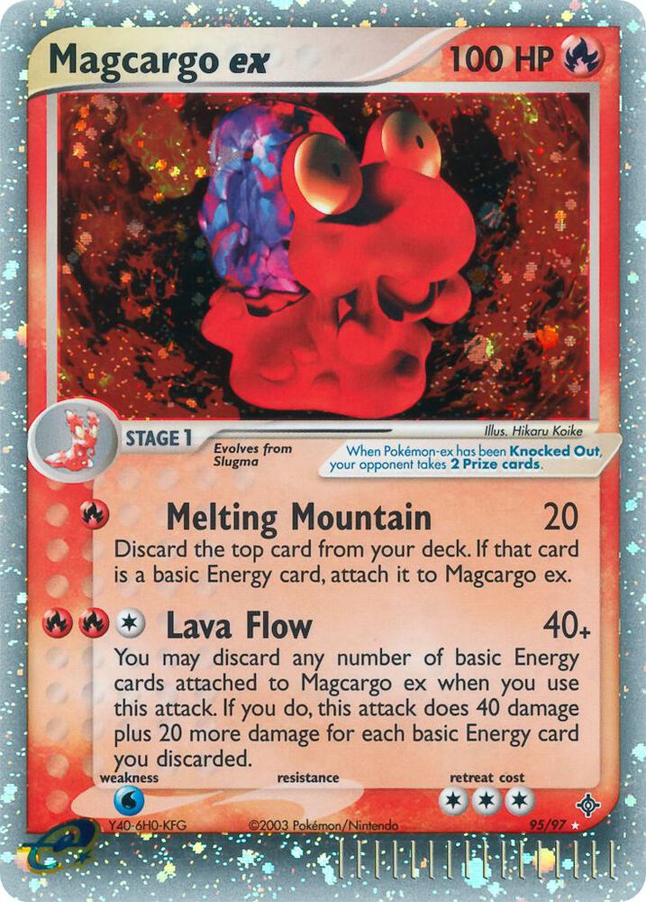 Magcargo ex card image