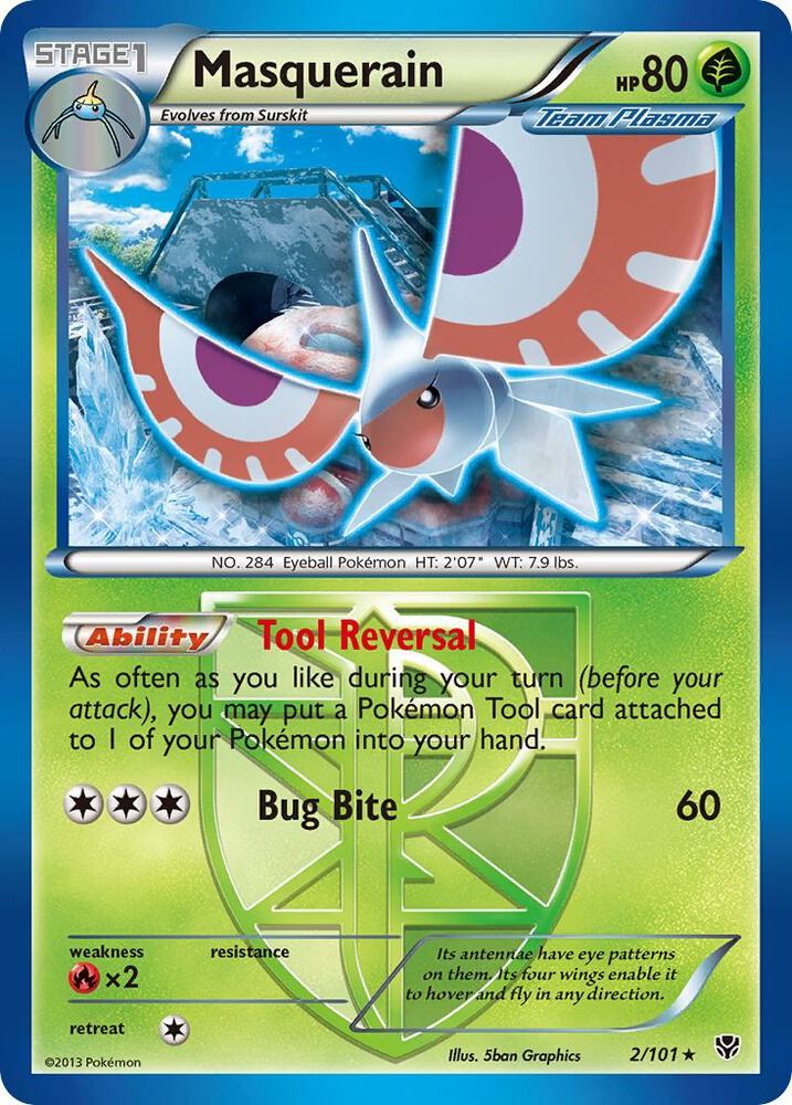 Masquerain (Team Plasma) card image