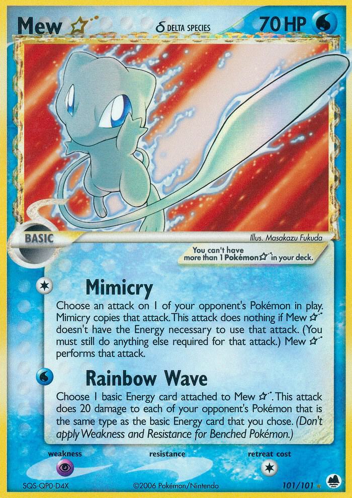 Mew Star (Delta Species) card image