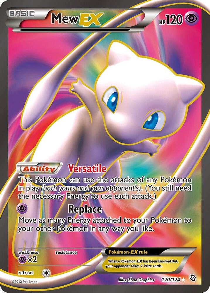 Mew EX (120 Full Art) card image