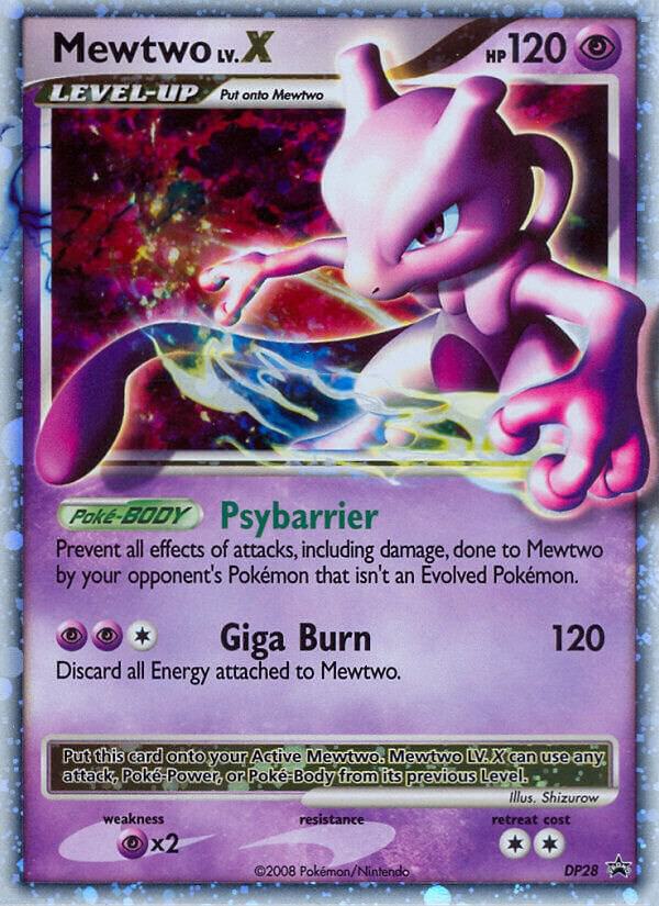 Mewtwo LV.X - DP28 card image