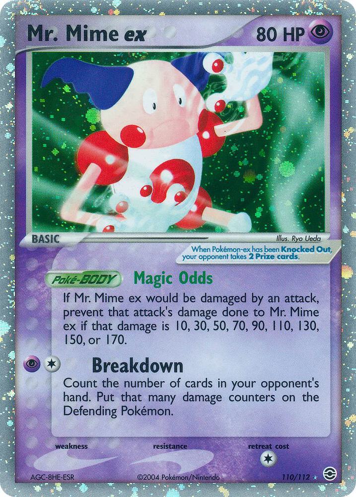 Mr. Mime ex - 110/112 card image