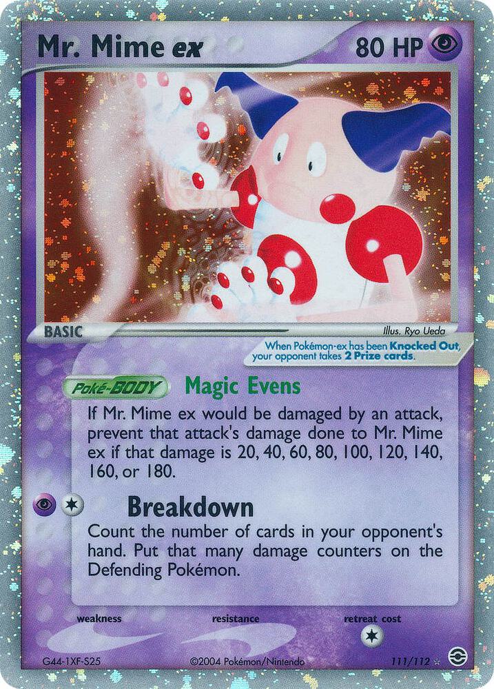 Mr. Mime ex - 111/112 card image