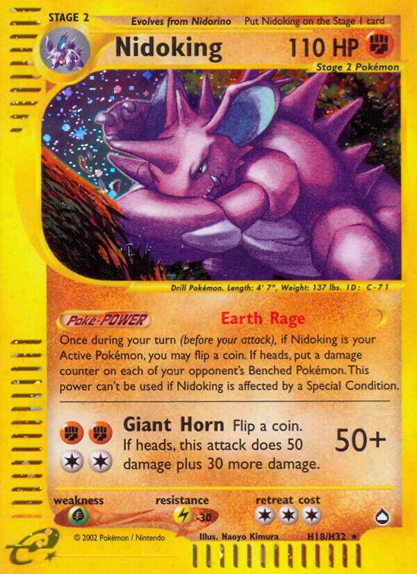 Nidoking (H18) card image