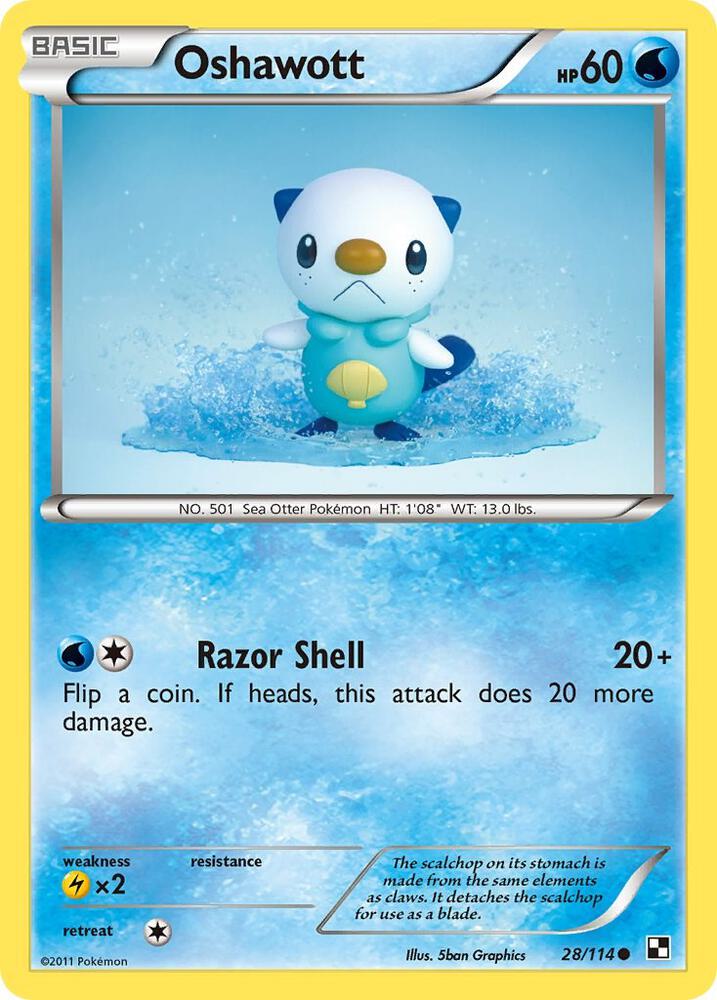Oshawott (28) card image