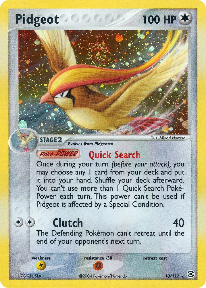 Pidgeot card image