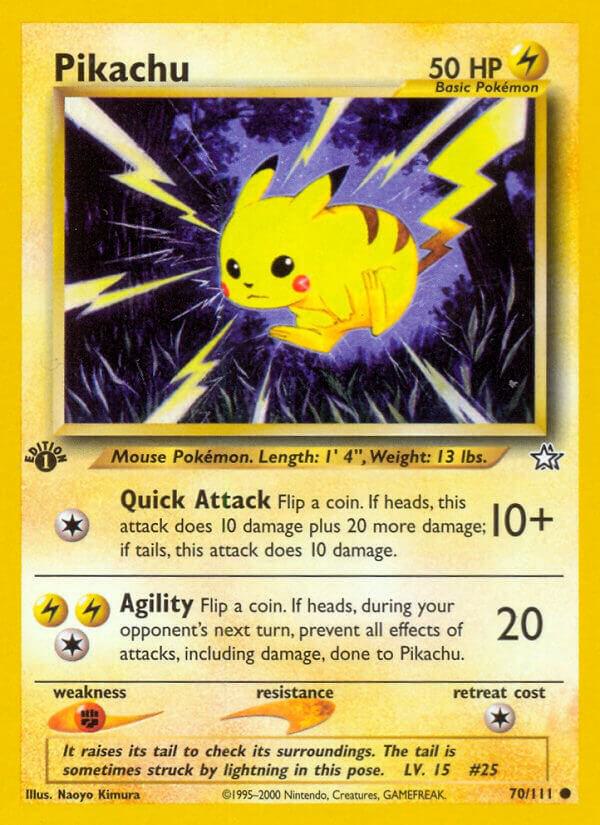 Pikachu card image