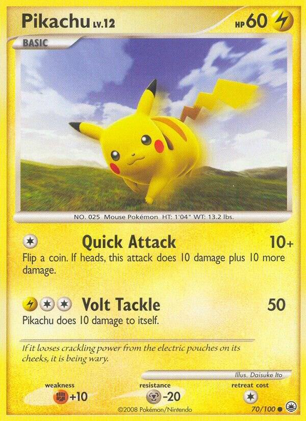 Pikachu card image