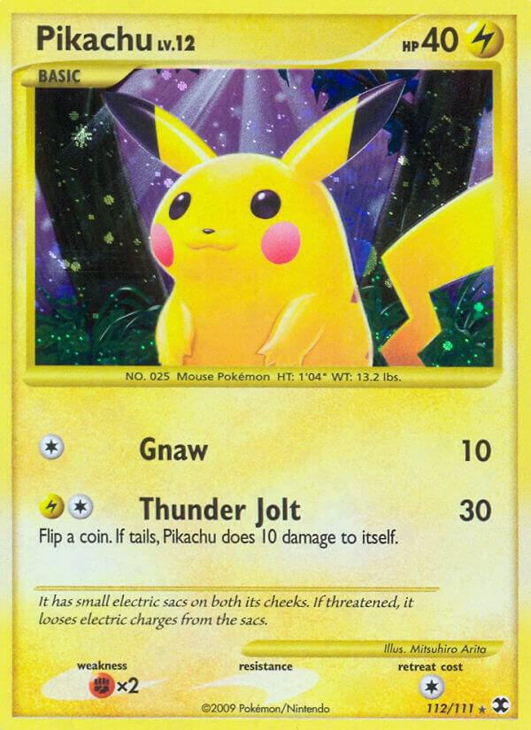 Pikachu card image