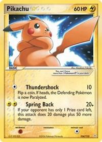 Pikachu Star card image