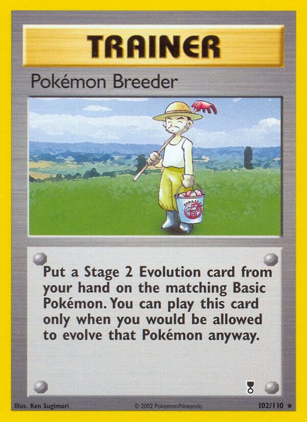Pokemon Breeder card image