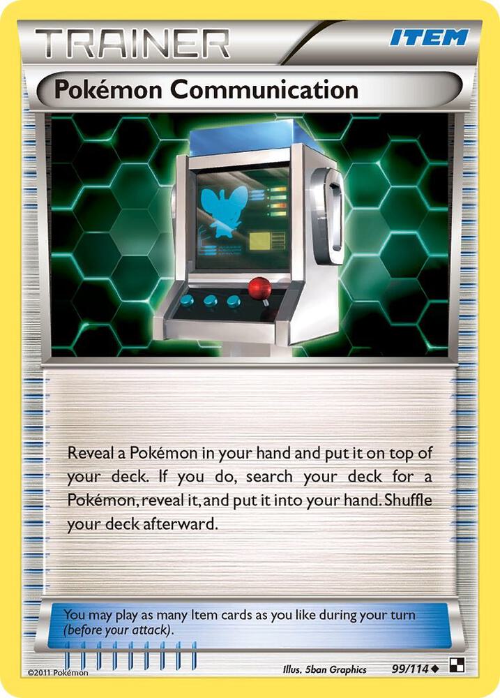 Pokemon Communication card image