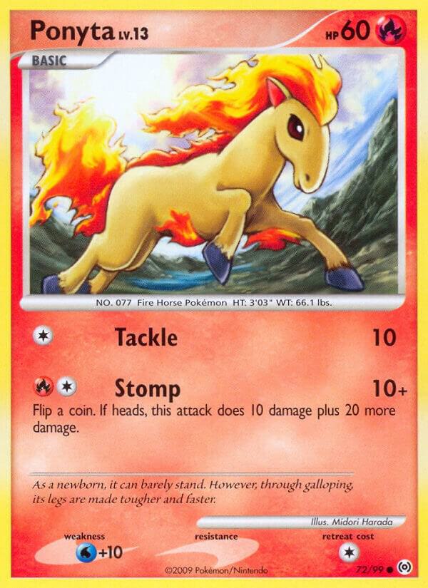 Ponyta (72) card image