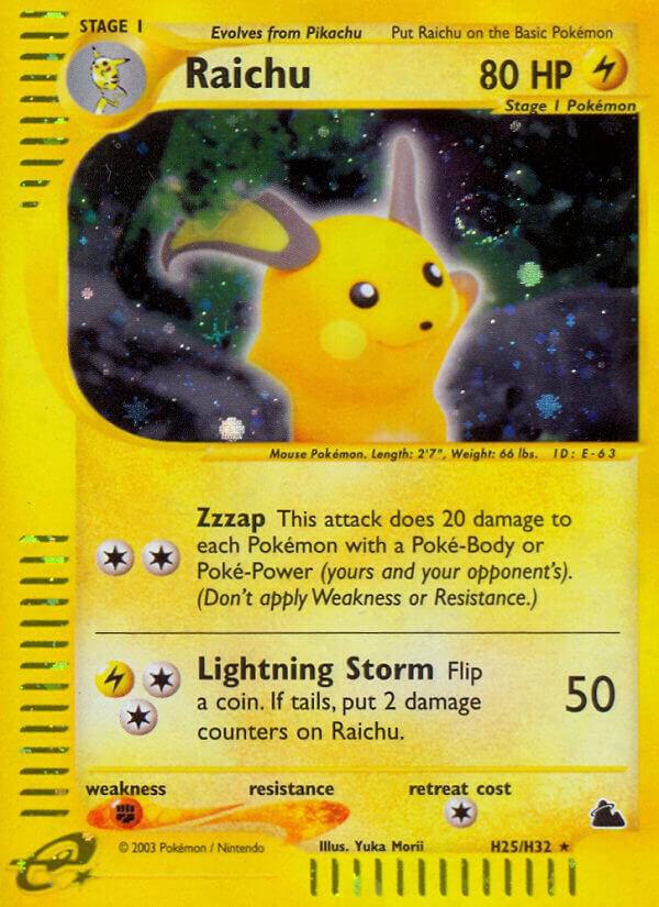 Raichu (H25) card image