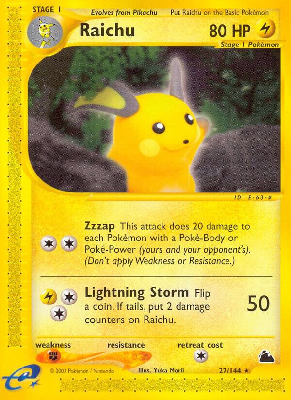 Raichu (27) card image