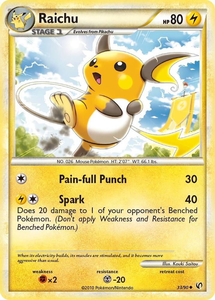 Raichu card image