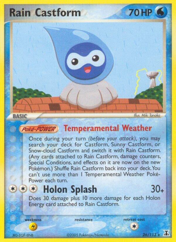 Rain Castform card image