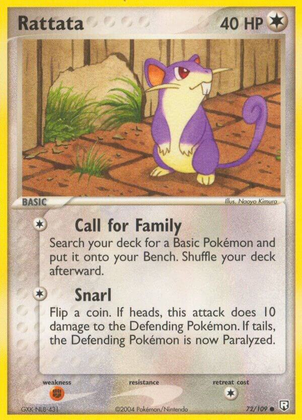 Rattata - 072/109 card image