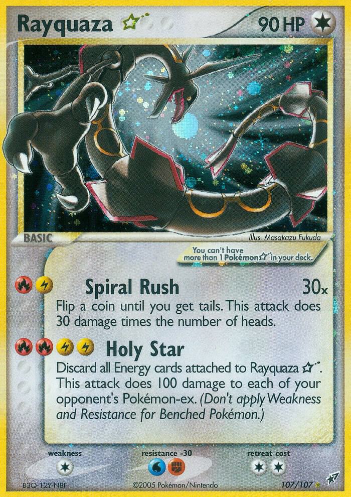 Rayquaza Star card image