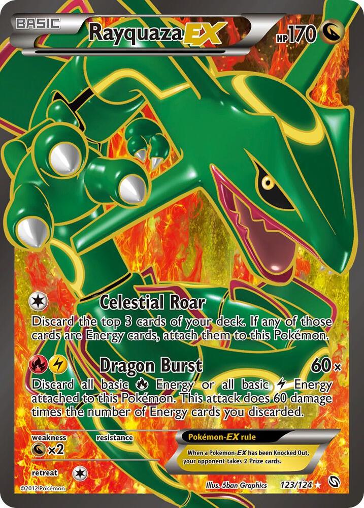 Rayquaza EX (123 Full Art) card image