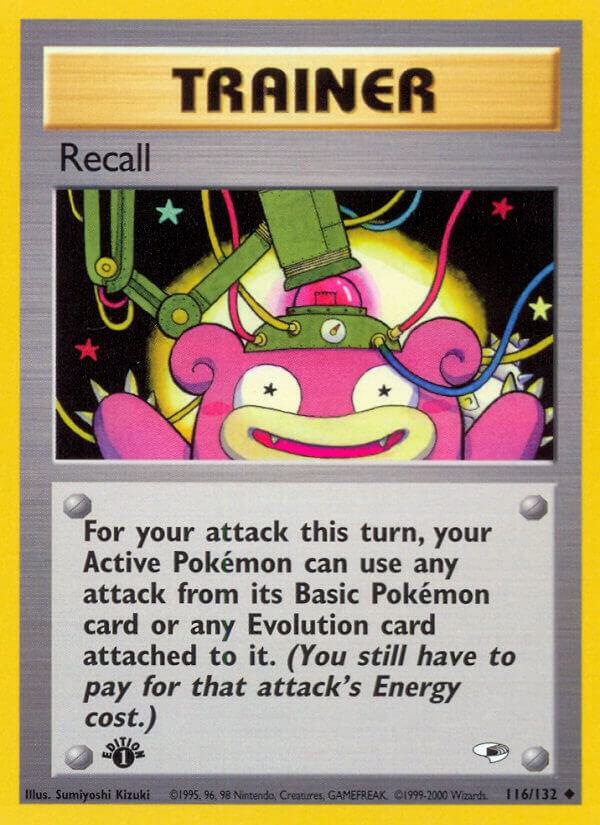 Recall card image