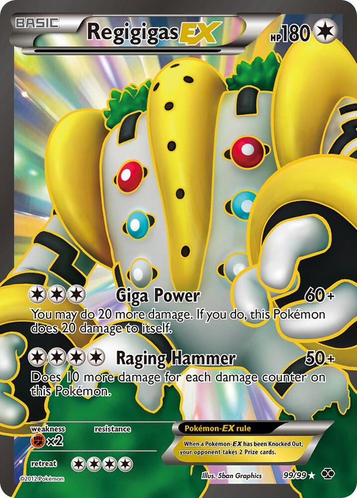 Regigigas EX (99 Full Art) card image