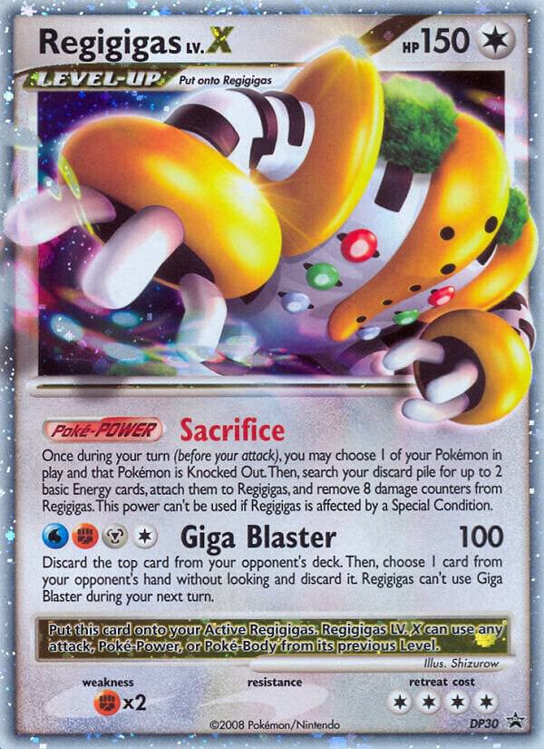 Regigigas LV.X - DP30 card image