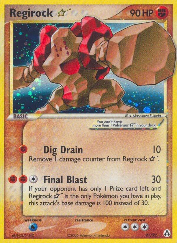 Regirock Star card image