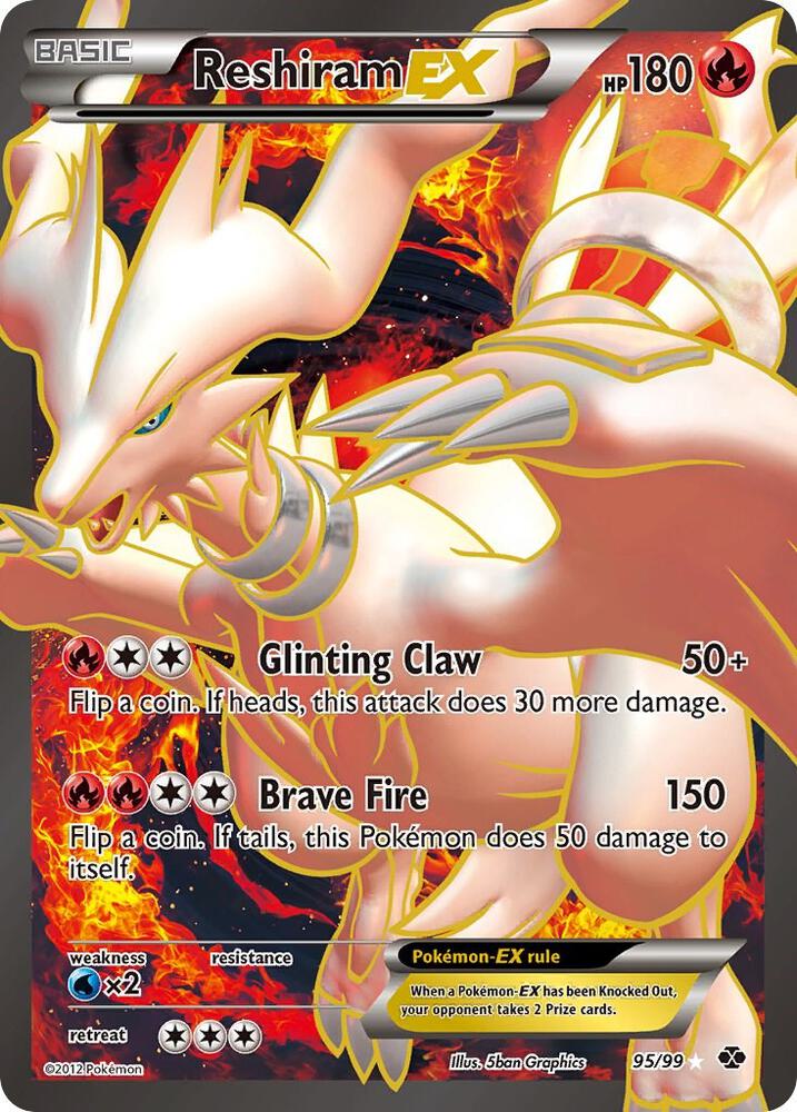 Reshiram EX (95 Full Art) card image