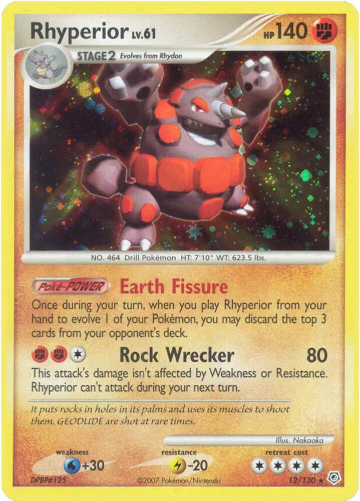 Rhyperior card image