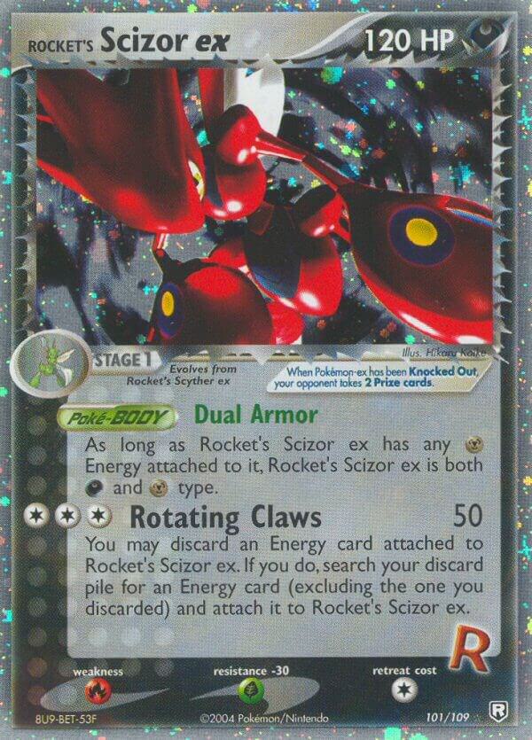 Rocket's Scizor ex card image