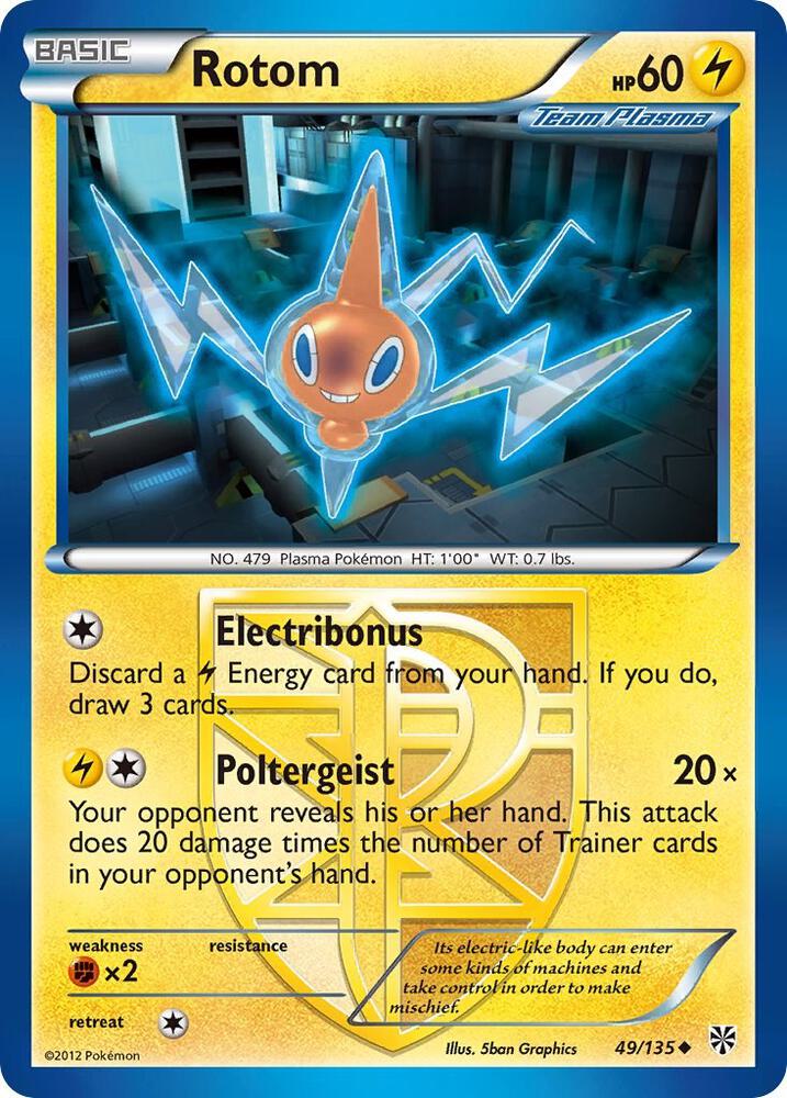 Rotom (Team Plasma) card image