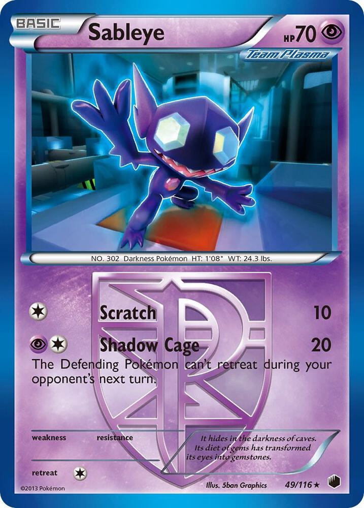 Sableye (Team Plasma) card image