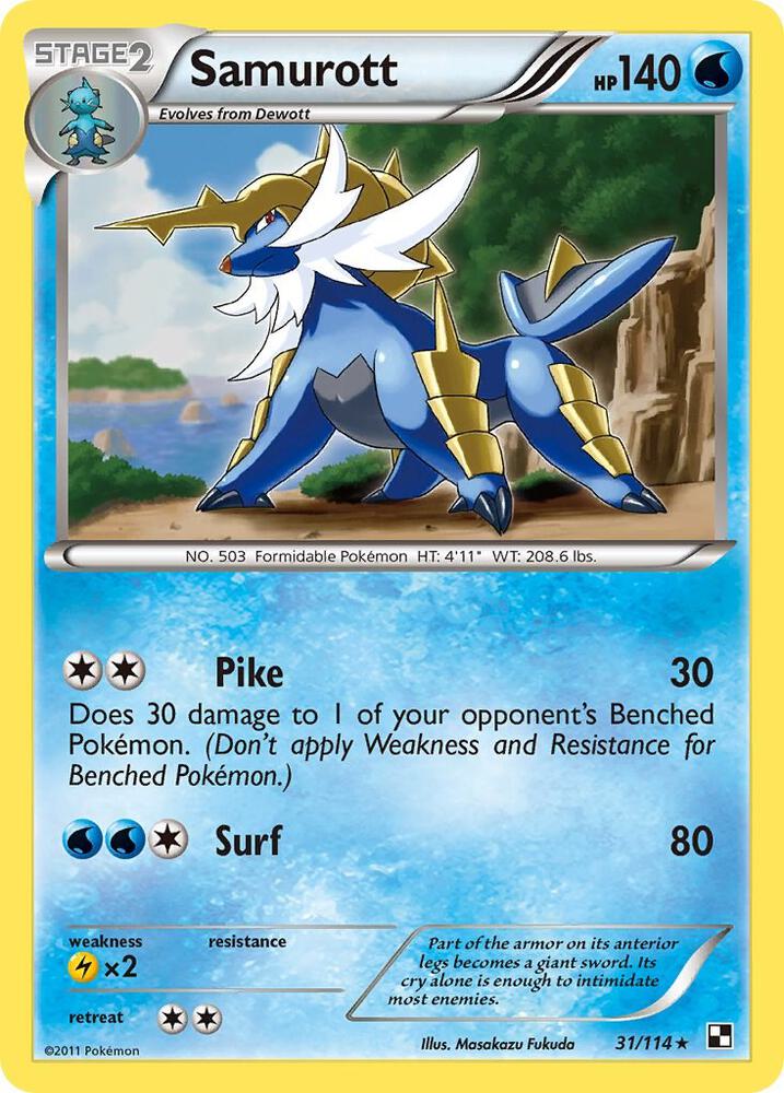 Samurott (31) card image