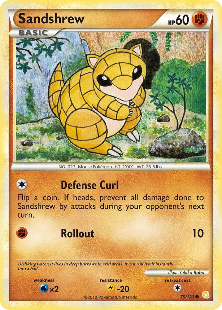 Sandshrew card image