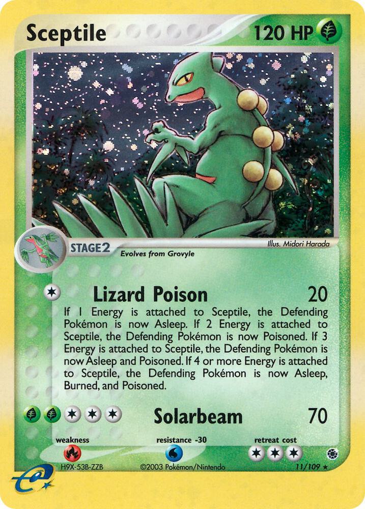 Sceptile - 11/109 card image