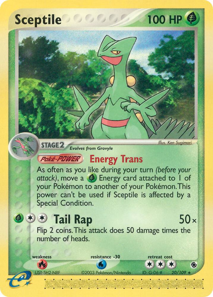 Sceptile - 20/109 card image