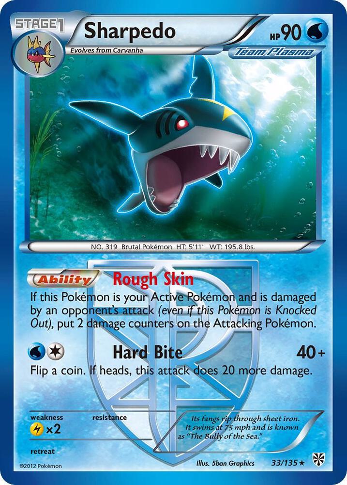 Sharpedo (Team Plasma) card image