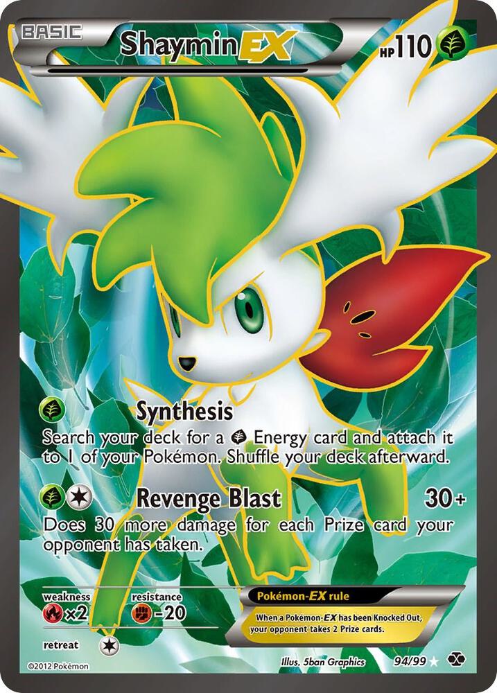 Shaymin EX (94 Full Art) card image