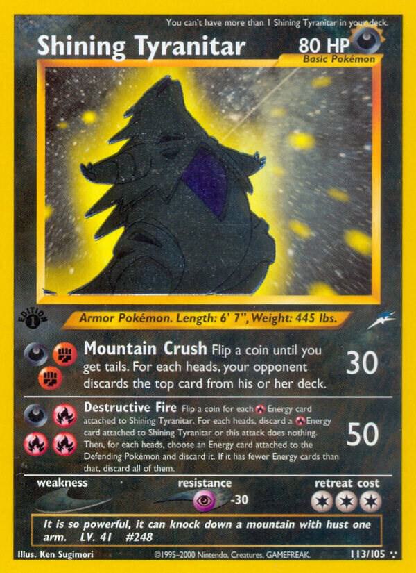Shining Tyranitar card image