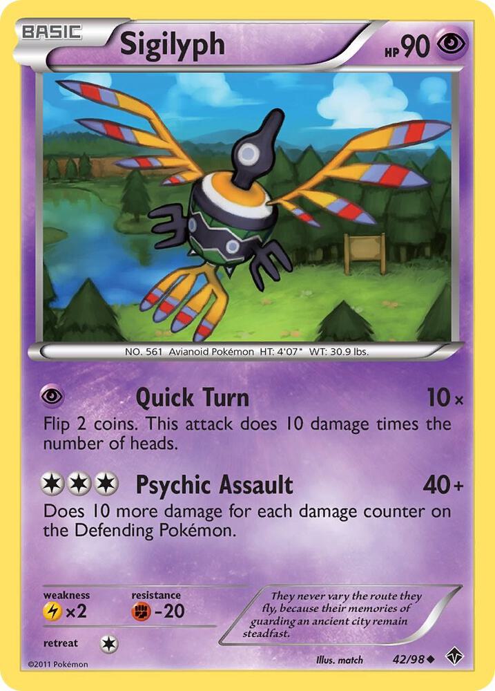 Sigilyph (42) card image