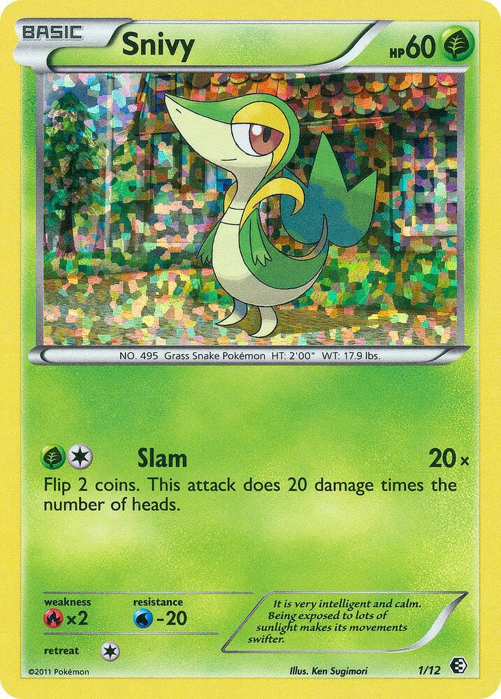 Snivy - 1/12 card image