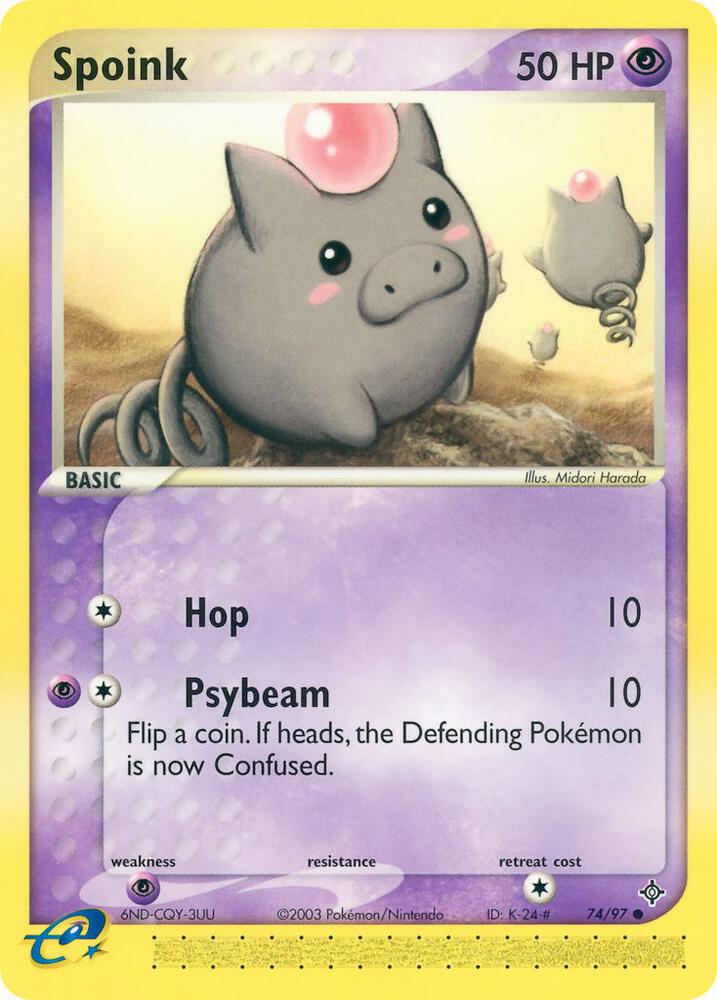 Spoink - 74/97 card image