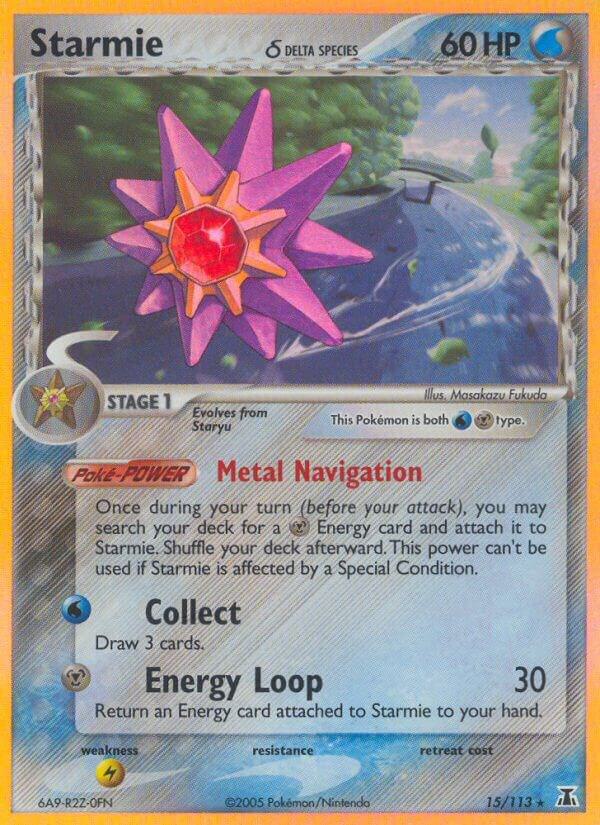 Starmie - 015/113 (Delta Species) card image