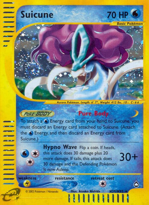 Suicune (H25) card image