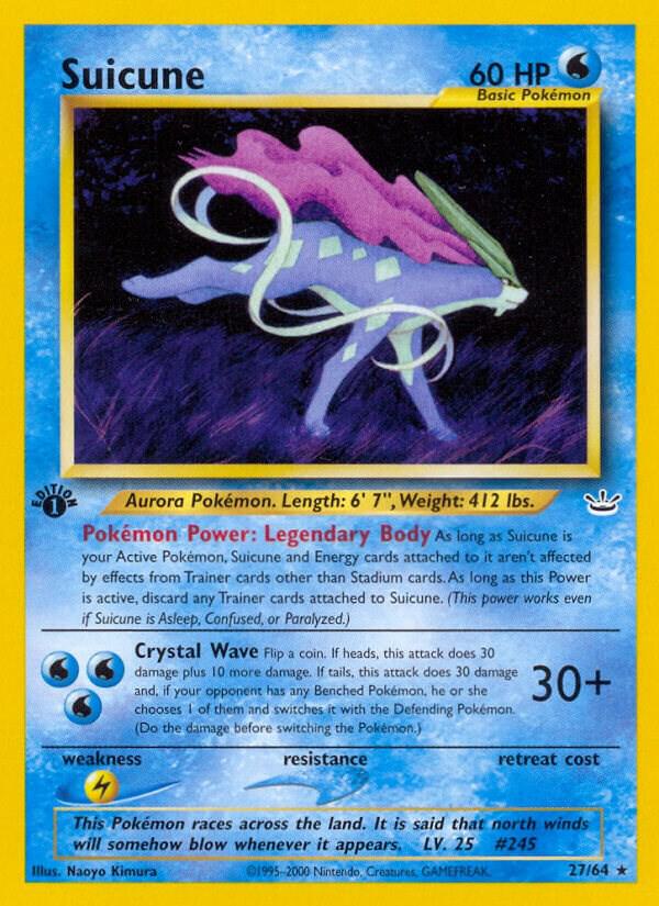 Suicune (27) card image